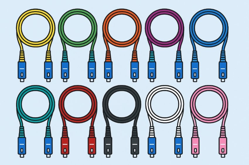 цвета оптоволоконных шнуров цвета оптоволоконных шнуров