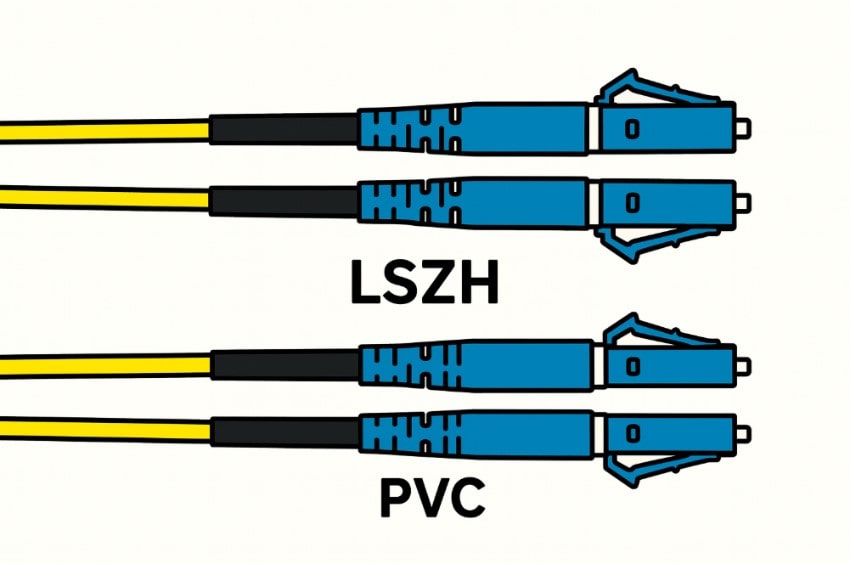 оптические патчкорды PVC и LSZH оптические патчкорды PVC и LSZH