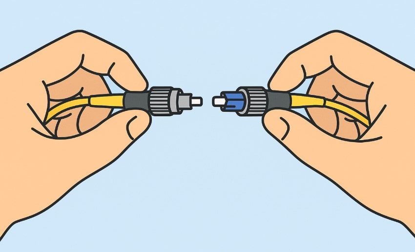соединение оптических шнуров между собой соединение оптических шнуров между собой