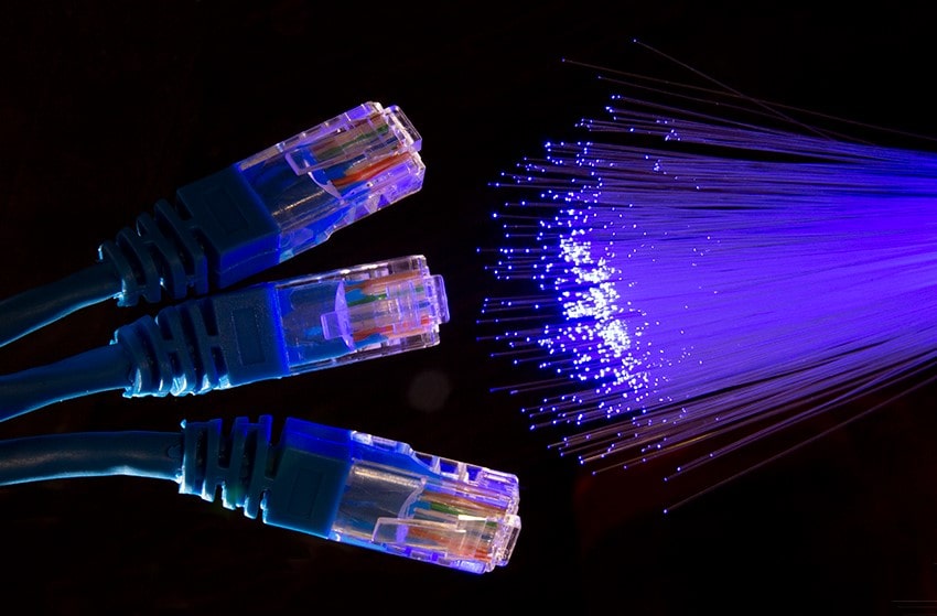 Оптоволокно и патч-корды RJ45