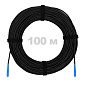 Патч-корд самонесущий дроп круглый, диэлектрик FRP, G.657, 3кН 2SC/UPC, черный, 100 м