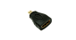 Переходник MicroHDMI-HDMI, v2.0, черный