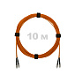 Патч-корд оптический FC/UPC-FC/UPC MM (OM2) 2mm duplex LSZH,  10 м.