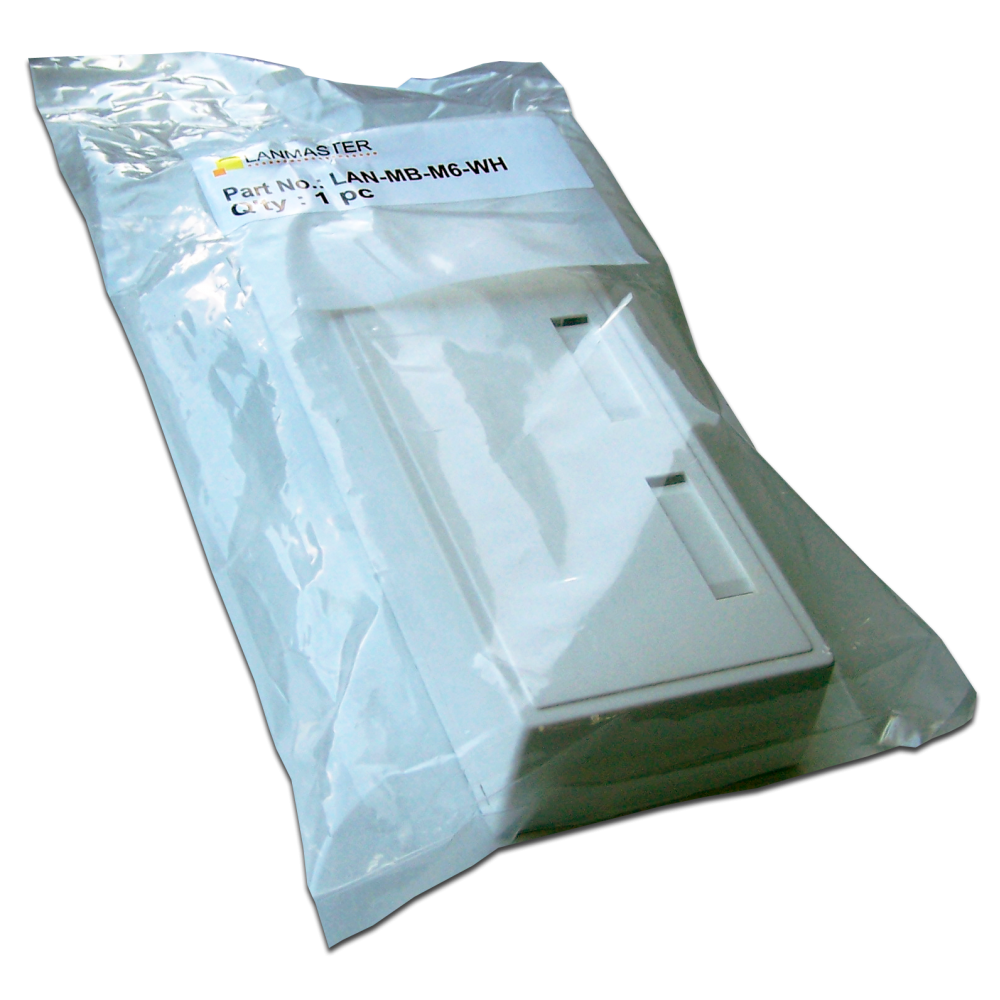 Коробка настенная на 3 модульные вставки, белая__