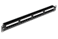 Патч-панель UTP 19" 1U 24 порта RJ-45 Cat.6 TWIST