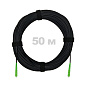 Патч-корд оптический FTTH комбинированный, диэлектрик FRP, G.657 LSZH 2SC/APC, черный 50 м