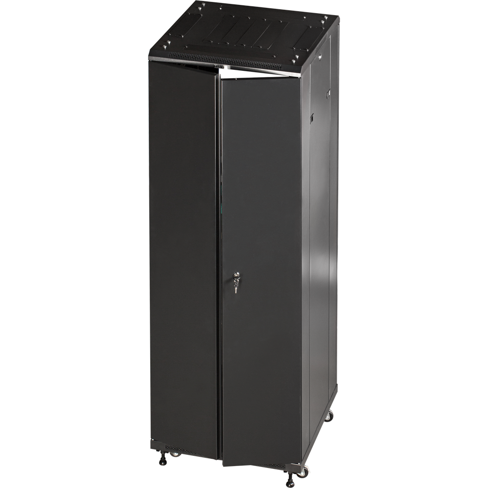 Шкаф серверный 19" Business Advanced, 22U 600x600, без дверей, с боковыми стенками, черный__