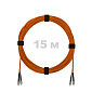 Патч-корд оптический FC/UPC-FC/UPC MM (OM2) 3mm duplex LSZH,  15 м.
