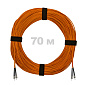 Патч-корд оптический ST/PC-ST/PC MM (OM2) 3mm duplex LSZH,  70 м.