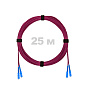 Патч-корд оптический SC/UPC-SC/UPC MM (OM4) 2mm duplex LSZH,  25 м.