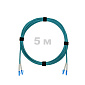 Патч-корд оптический армированный бронированный LC/UPC-LC/UPC MM (OM3) Duplex 3.0mm LSZH, 5 м.