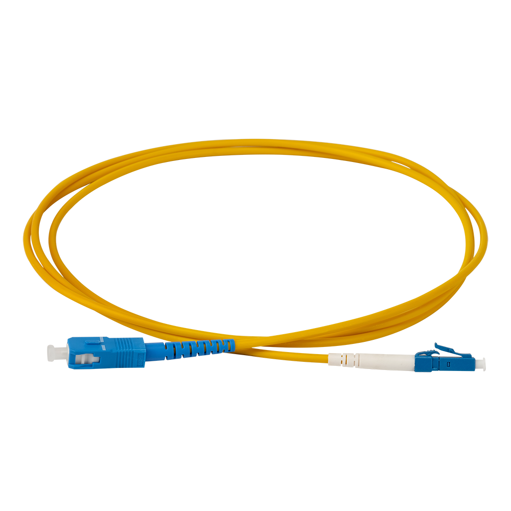 Патч-корд оптический TWT, PVC, дуплексный, LC/APC-SC/APC, SM OS2, 1.0 м