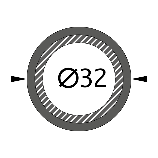 Металлорукав Р3-ЦА-32 (25м/уп) 