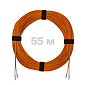 Патч-корд оптический LC/UPC-LC/UPC MM (OM2) 2mm duplex LSZH,  55 м.