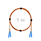 Патч-корд оптический SC/UPC-SC/UPC MM (OM2) 3mm duplex LSZH,  1 м.