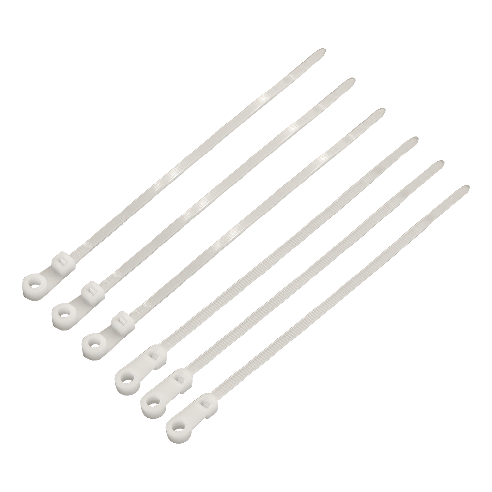 Стяжка пластиковая нейлоновая под винт, 4х200мм, 100шт