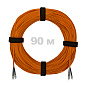 Патч-корд оптический FC/UPC-FC/UPC MM (OM2) 3mm duplex LSZH,  90 м.