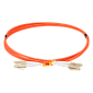 Патч-корд оптический TWT, PVC, дуплексный, LC/PC-LC/PC, MM 50/125, 15 м