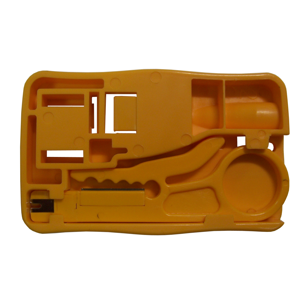 Монтажная площадка для кейстоунов с инструментом для разделки кабеля__