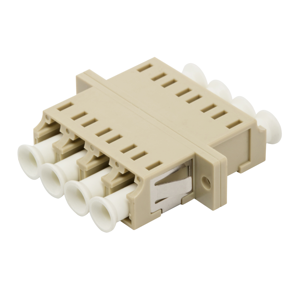 Адаптер оптический LANMASTER LC, OM3 корпус SC дуплекс, квадро__