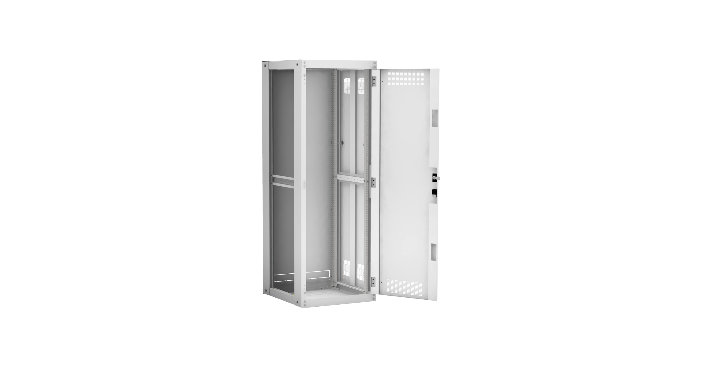 Напольный шкаф, 19", 33U, металл, 600х600, серый__