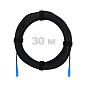 Патч-корд оптический FTTH комбинированный, диэлектрик FRP, G.657 LSZH 2SC/UPC, черный 30 м