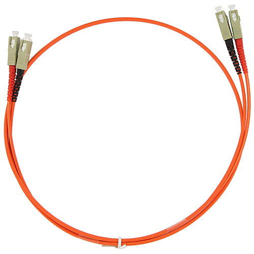 Патч-корд оптический LANMASTER, LSZH, дуплексный, SC/PC-SC/PC, MM 50/125, 1.0 м