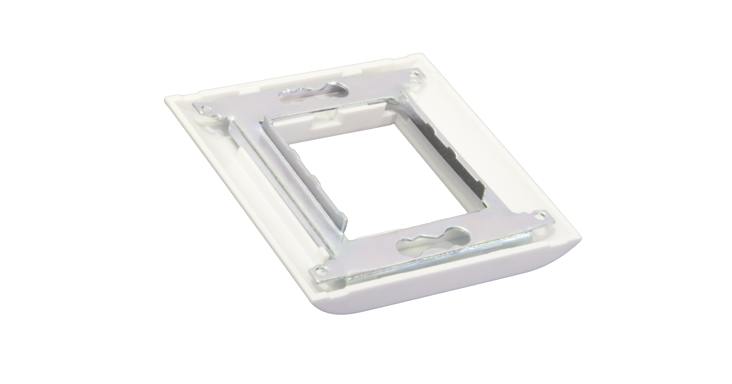 Настенная лицевая панель под 1 вставку Mosaic 45x45 мм, 10 шт__