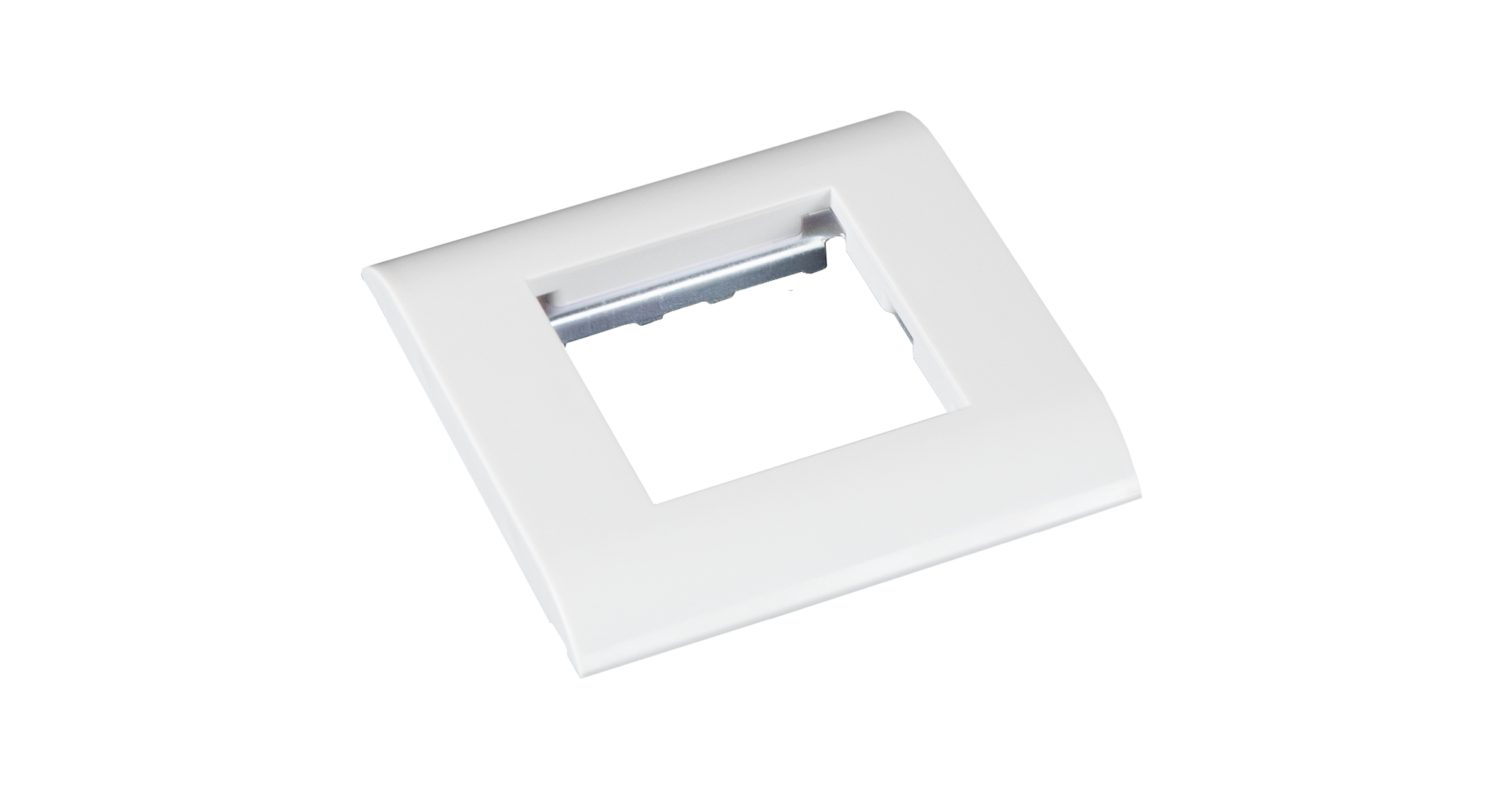 Настенная лицевая панель под 1 вставку Mosaic 45x45 мм, 10 шт__