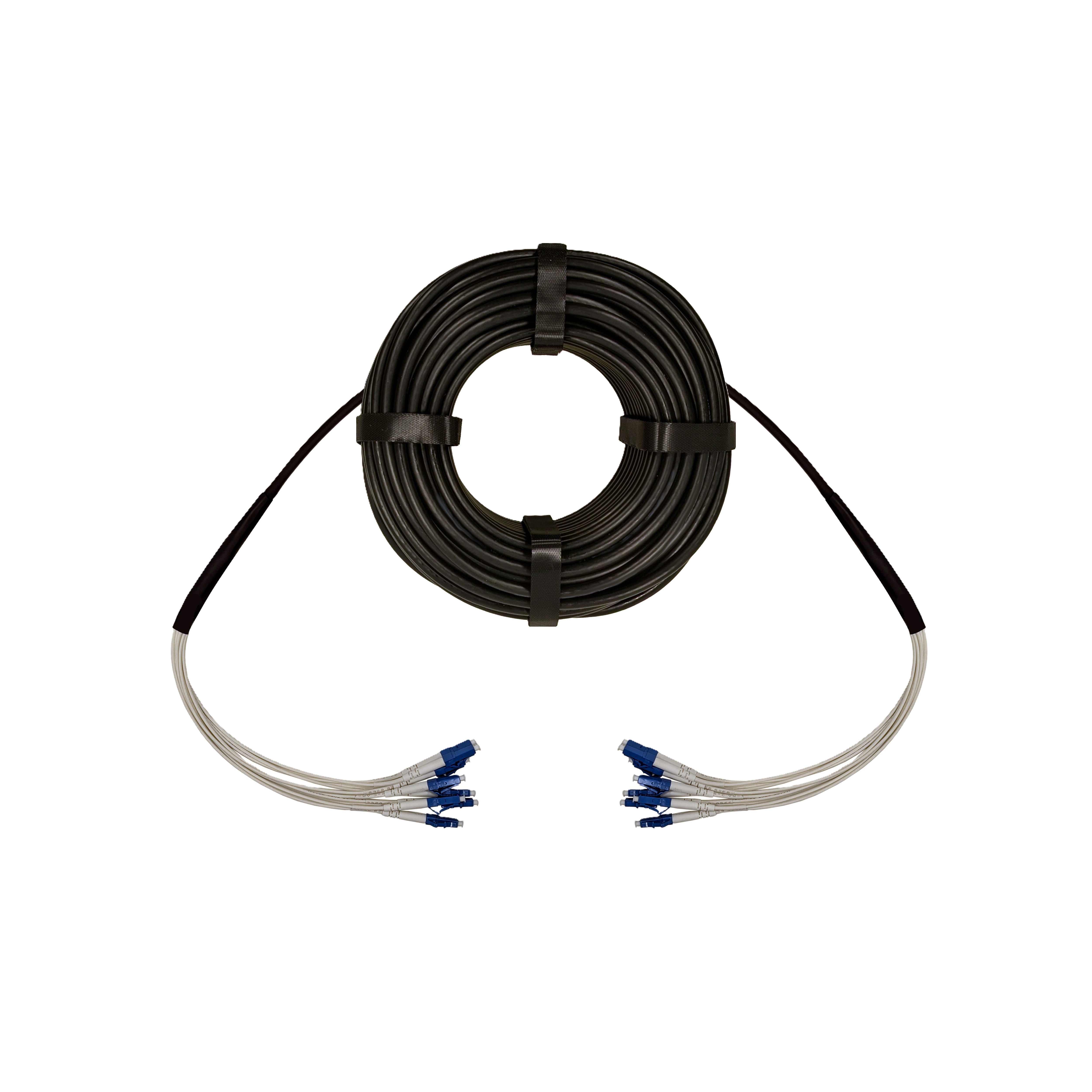 Кабельная сборка 8 волокон OM4 LC/UPC-LC/UPC 40 м