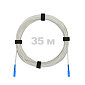 Патч-корд оптический FTTH диэлектрик FRP, G.657 LSZH 2SC/UPC, белый 35 м