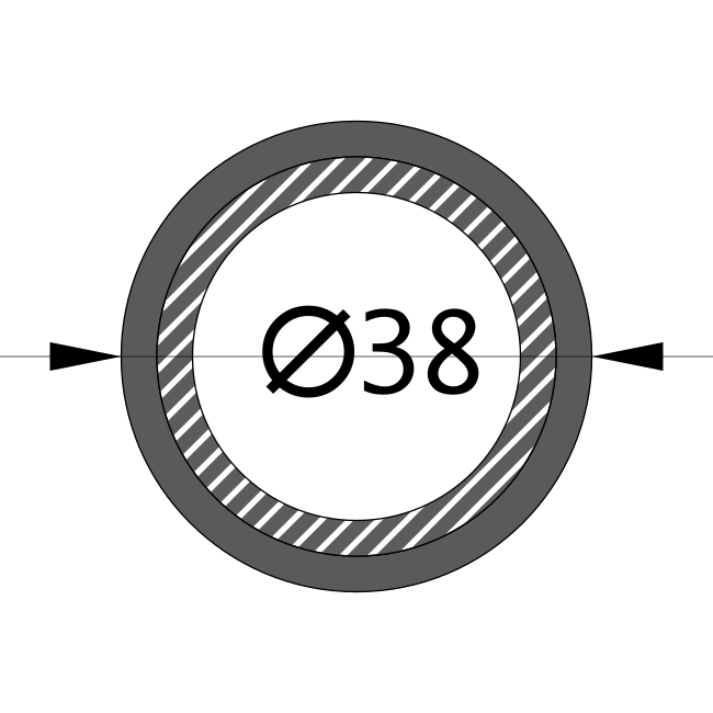 Металлорукав Р3-ЦА-38 (25м/уп) 