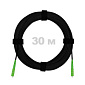 Патч-корд оптический FTTH диэлектрик FRP, G.657 LSZH 2x SC/APC, черный 30 м