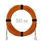 Патч-корд оптический LC/UPC-LC/UPC MM (OM2) 3mm duplex LSZH,  50 м.
