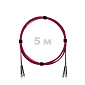 Патч-корд оптический армированный бронированный ST/PC-ST/PC MM (OM4) Duplex 3.0mm LSZH, 5 м.