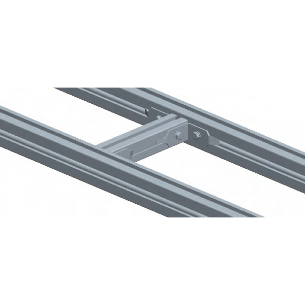 Соединитель угловой для алюминиевого лестничного лотка__