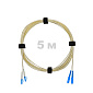 Патч-корд оптический LC/UPC-SC/UPC SM (G652D) 2mm DX LSZH 5 м