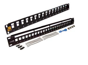 Патч-панель LAN-PP16OK-STP наборная 19", экранированная, 16 портов, 1U, LANMASTER