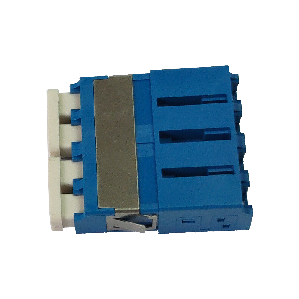 Адаптер оптический LANMASTER LC SM, со шторкой, корпус SC, квадро__