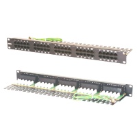 Патч-панель 19" 1U  25 портов RJ45 Cat.3 UTP, USOC, Eurolan
