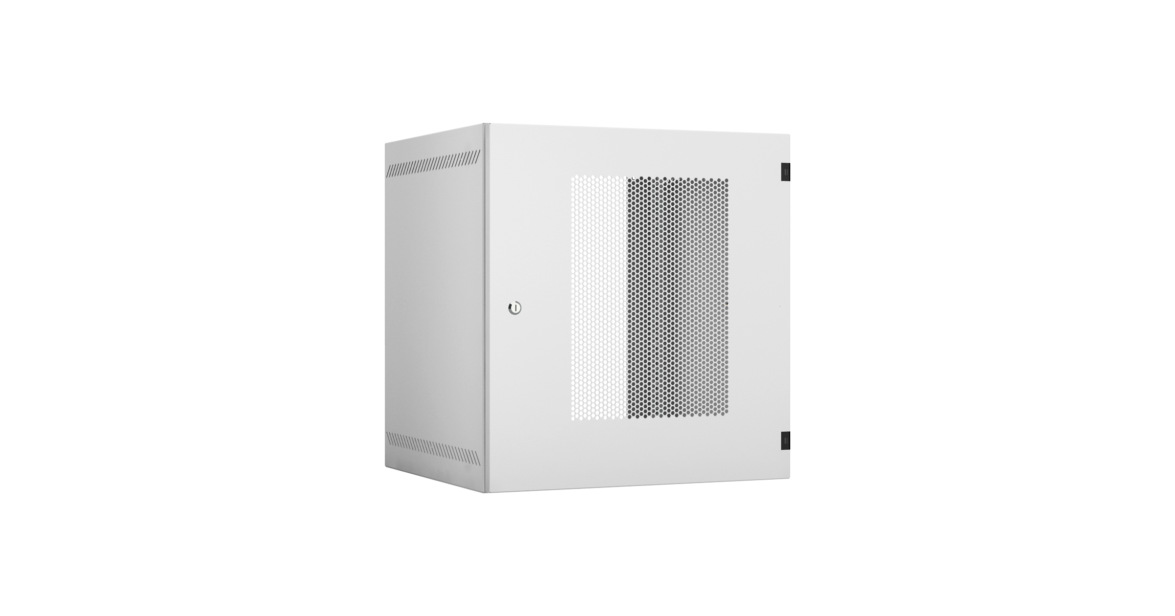 Настенный шкаф 19", 12U, перфорация, 540х500, серый__