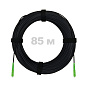 Патч-корд оптический FTTH комбинированный, диэлектрик FRP, G.657 LSZH 2SC/APC, черный 85 м