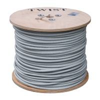 Кабель TWIST U/UTP25 cat.5e, 305м, Cu, 25x2x24AWG PVC внутренний, серый, 305м
