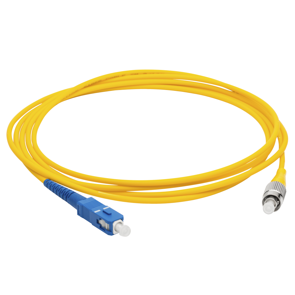 Патч-корд оптический LANMASTER, LSZH, симплексный, SC/UPC-FC/UPC, SM OS2, 5.0 м