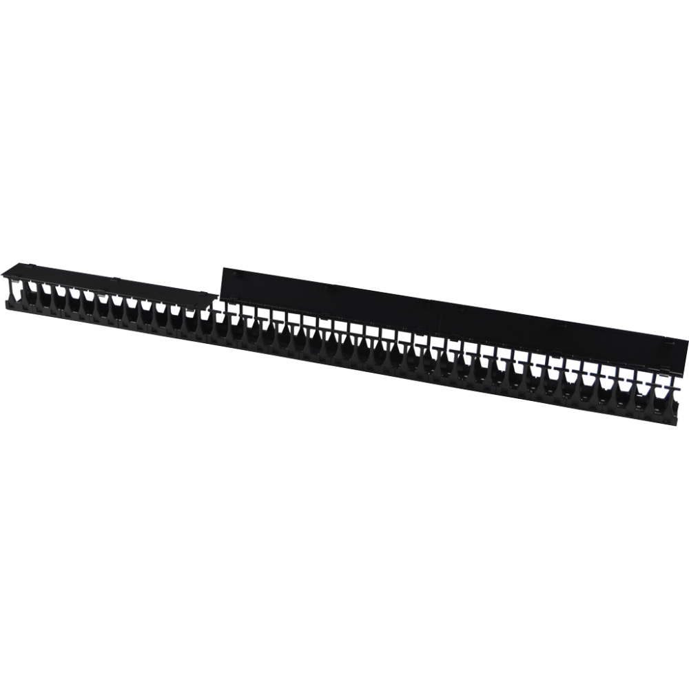 Органайзер 48U глубиной 179 мм, для шкафов LANMASTER DC шириной 800 мм, 2 шт. в компл., черный