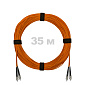 Патч-корд оптический FC/UPC-FC/UPC MM (OM2) 3mm duplex LSZH,  35 м.