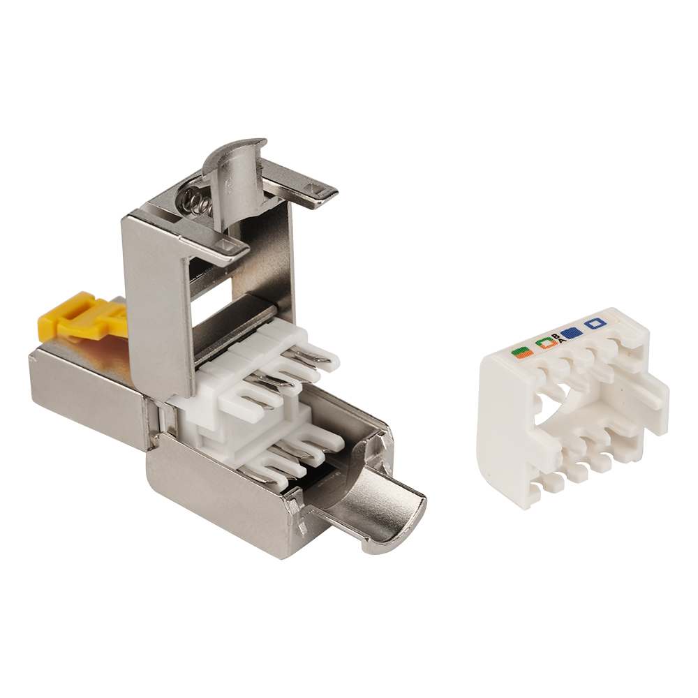 Полевой коннектор RJ45 8P8C, экранированный, кат.6__