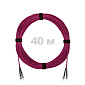 Патч-корд оптический армированный бронированный ST/PC-ST/PC MM (OM4) Duplex 3.0mm LSZH, 40 м.