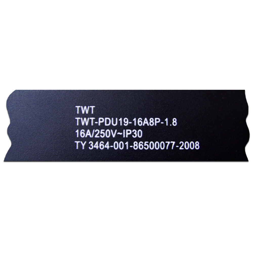 Блок розеток 19", 1-фазный с выключателем, 16A / 250V, 8xSchuko, шнур 3.0 м, вилка Schuko__