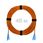 Патч-корд оптический армированный бронированный SC/UPC-SC/UPC MM (OM2) Duplex 2.0mm LSZH, 45 м.